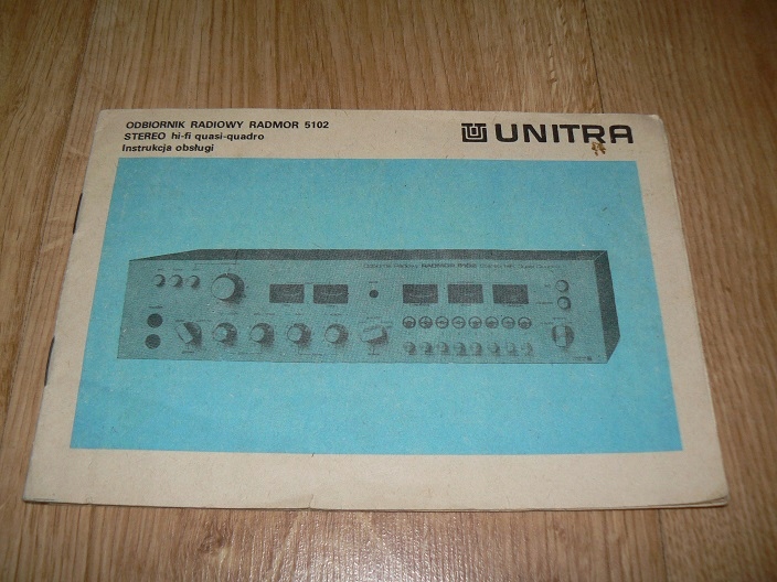Instrukcja obsługi do Radmor 5102 + schemat