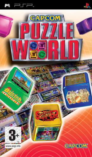 PSP Capcom Puzzle World   W-wa