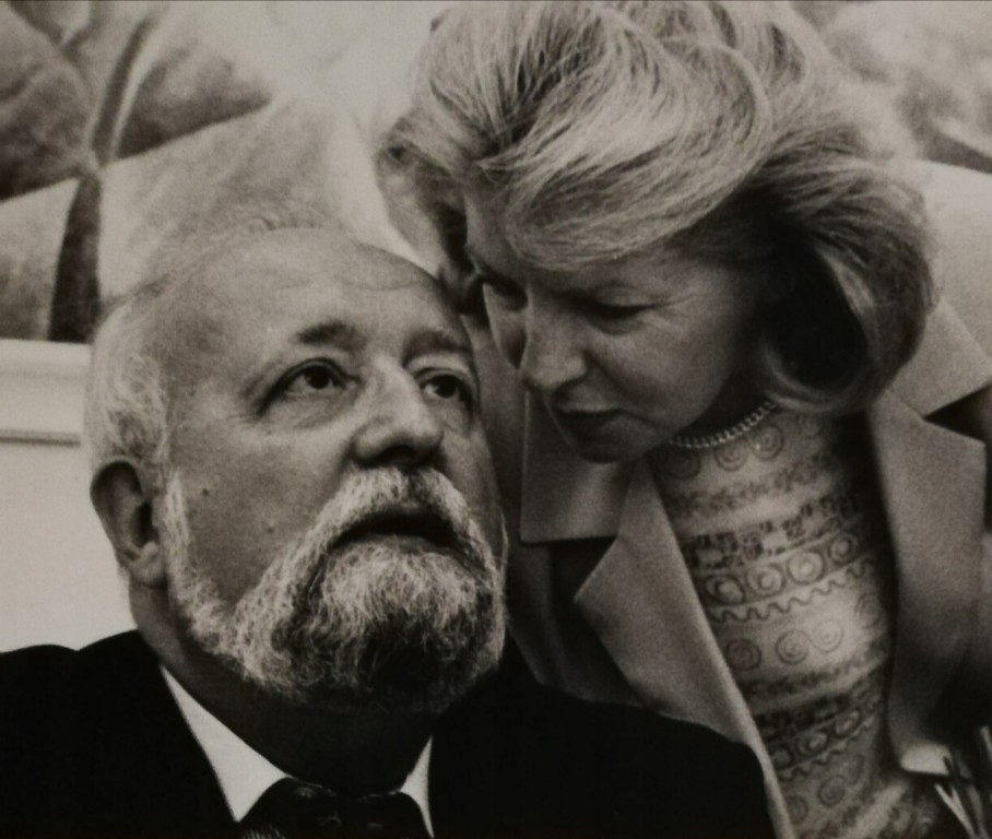 KRZYSZTOF PENDERECKI Z ŻONĄ-fot.Marek Suchecki