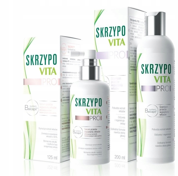 SKRZYPOVITA PRO Zestaw SZAMPON + SERUM + TABLETKI