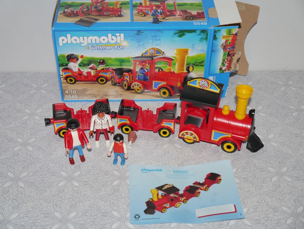 a132 PLAYMOBIL kolejka wagoniki ciuchcia