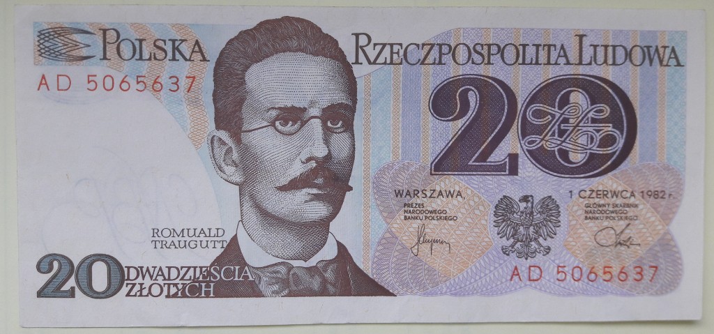 20 złotych ser. AD