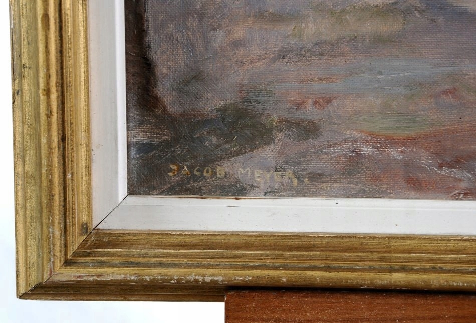 JACOB MEYER 18951971 PIĘKNY OBRAZ OLEJNY ORYGINAŁ 7595091986