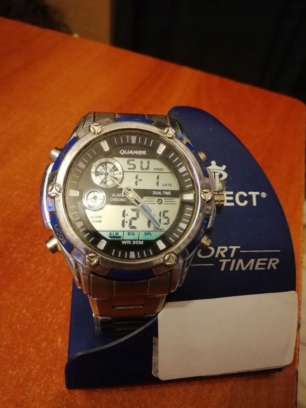 ZEGAREK MĘSKI QUAMER 1313 WR30M