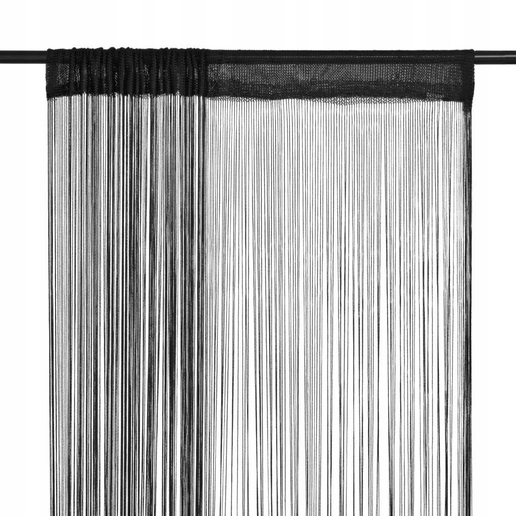 FIRANY ZASŁONA ZASŁONY SZNURKOWE 2 SZT 100x250cm