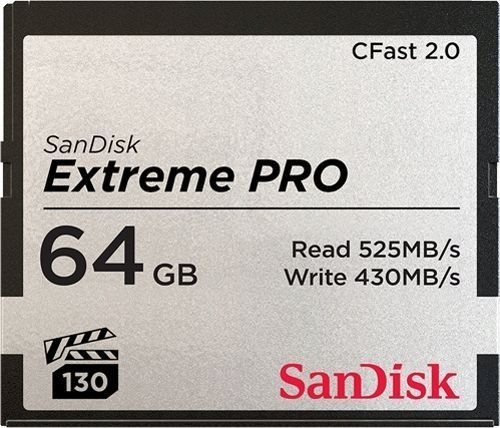 SanDisk Karta pamięci Extreme Pro CFAST 2.0 64GB