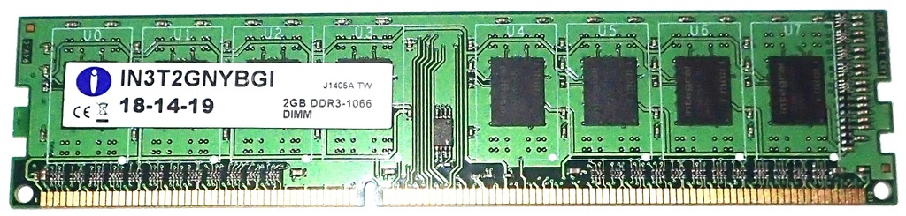 Pamięć RAM INTEGRAL 2GB DDR3 PC3-8500 1066MHz