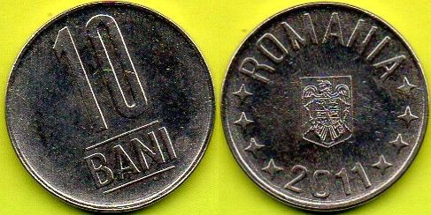 Rumunia  10  Bani  2011 r.
