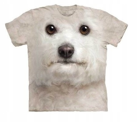 THE MOUNTAIN T-Shirt BICHON FRISE FACE PIES NOWY S