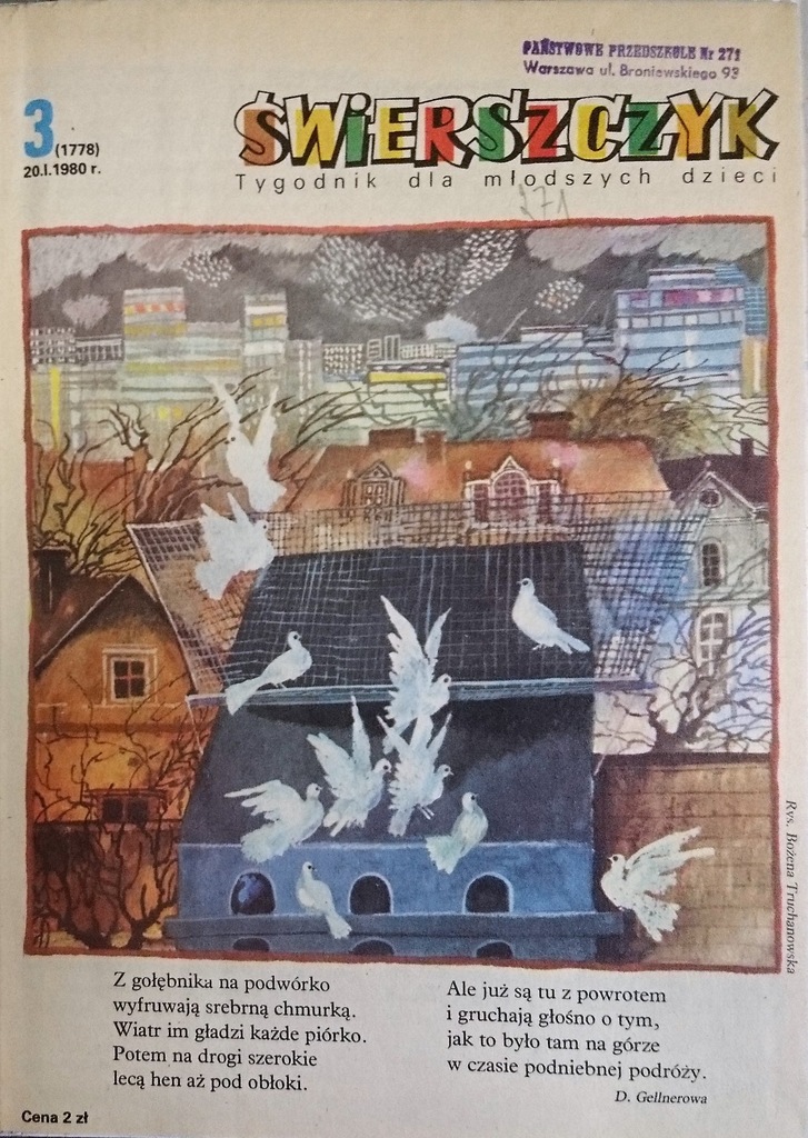 ŚWIERSZCZYK tygodnik dla dzieci - 1980 rok}AL-272{