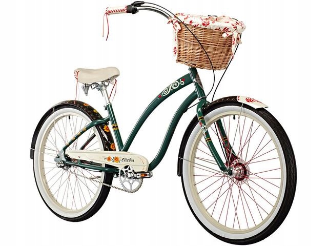 electra women's gypsy 3i women's bike forest green