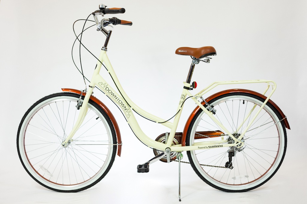 Wspaniały Lekki Damski Rower Miejski DownTown Szał 7235145819