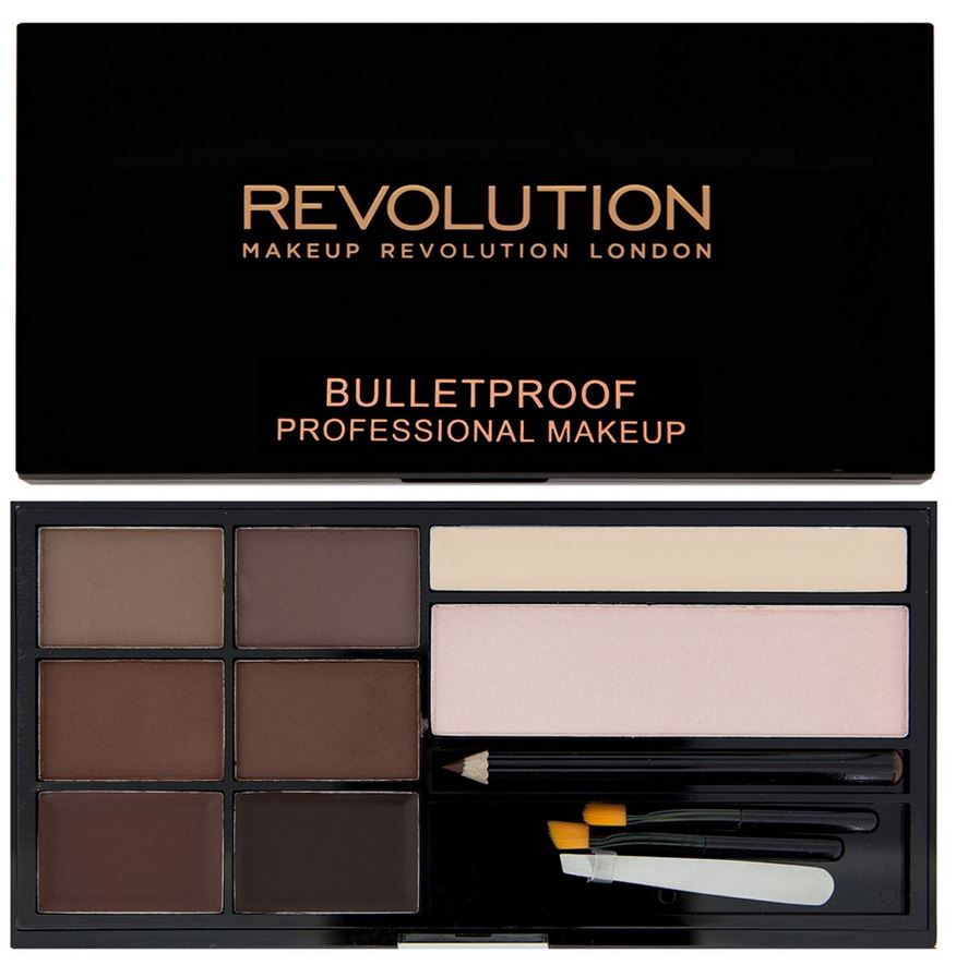 MAKEUP REVOLUTION Zestaw do brwi Medium to Dark