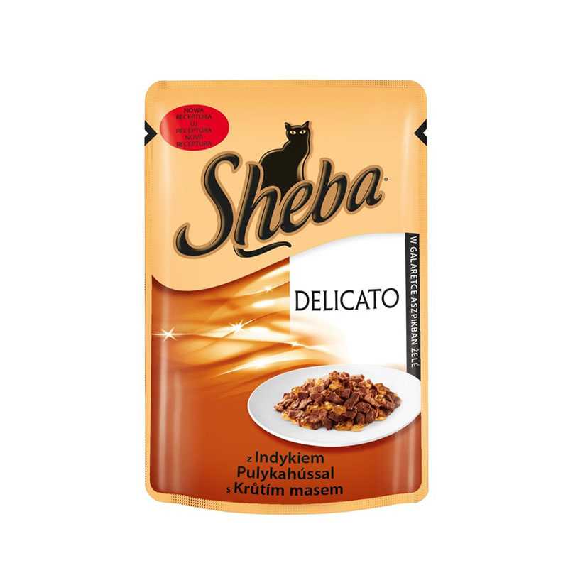 SHEBA Delicato z indykiem - saszetka 12x85g