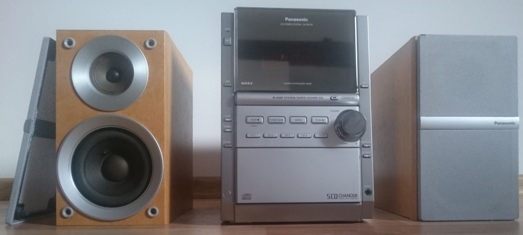 Mini wieża zmieniarka 5 CD,MP3