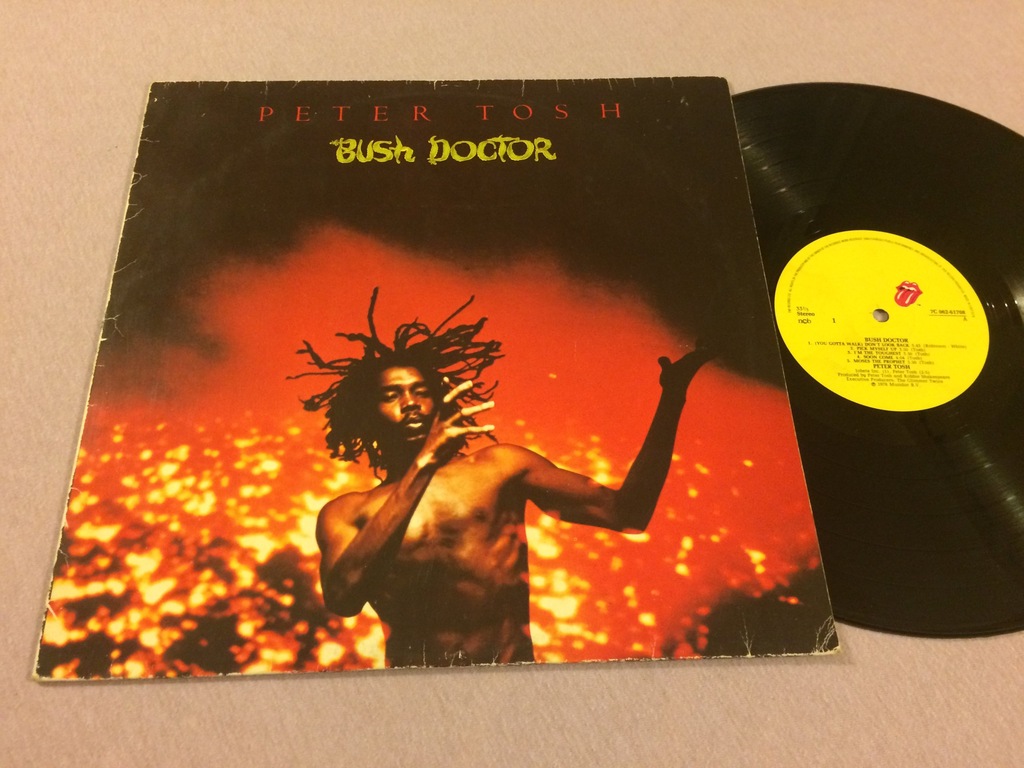  Peter Tosh ‎– Bush Doctor LP VG+ 536