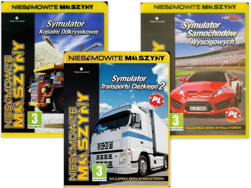 Symulator Transportu Ciężki 2 +Wyścigowego+Kopalni