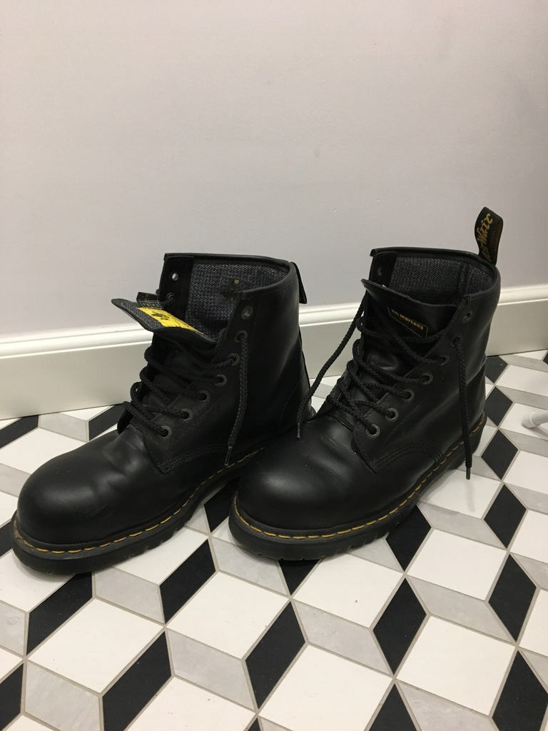 Doc martens steel toe safety clearance shoe