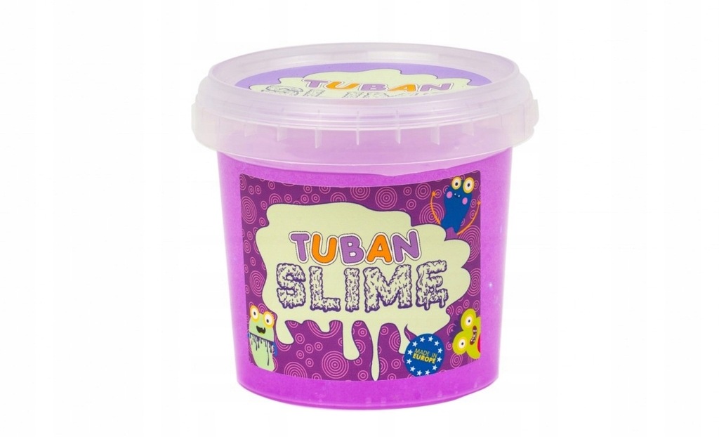 Slime TUBAN Brokat Neon Fioletowy 1kg glut