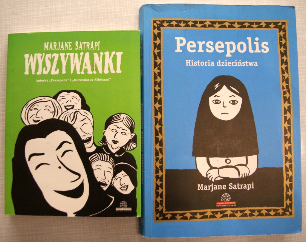 PERSEPOLIS I WYSZYWANKI - SATRAPI - 2 x I WYDANIA