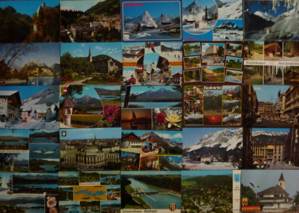 Austria - 50 widokówek - pocztówki zestaw 56