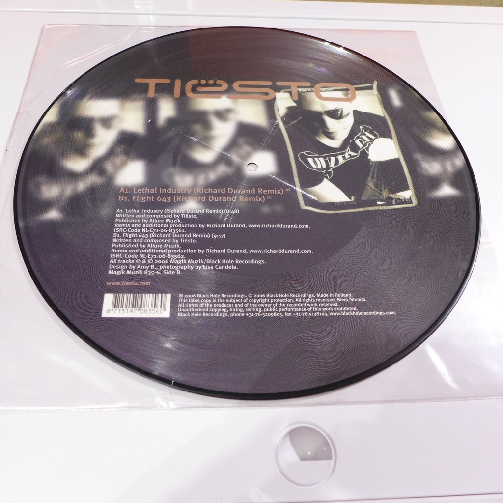 TIESTO ‎– LETHAL INDUSTRY FLIGHT (R DURAND PICTURE