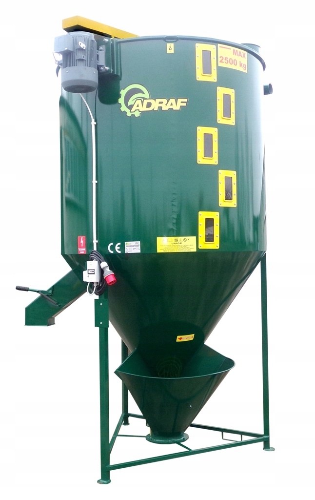 Mieszalnik Pasz Tworzyw Sztucznych ADRAF 1500 kg