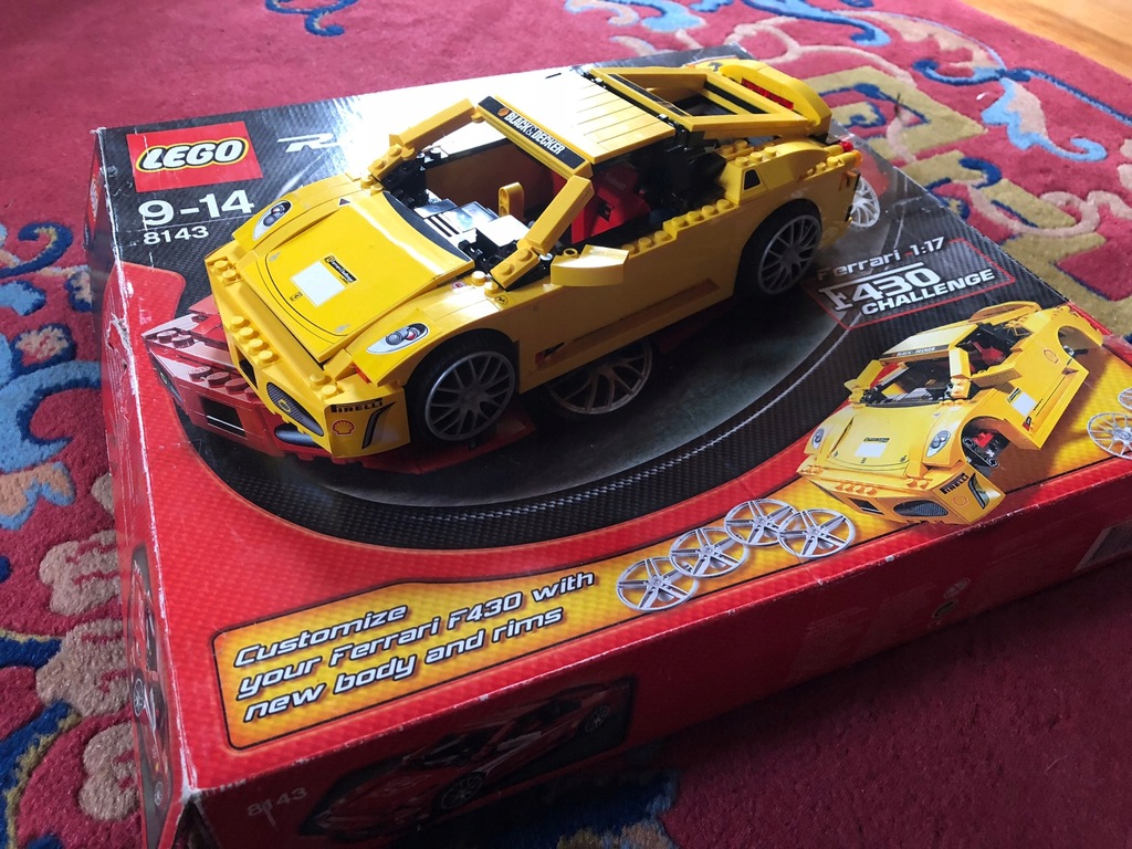 LEGO 8143 Lego Racers Ferrari F430 auto samochód - 7514737886