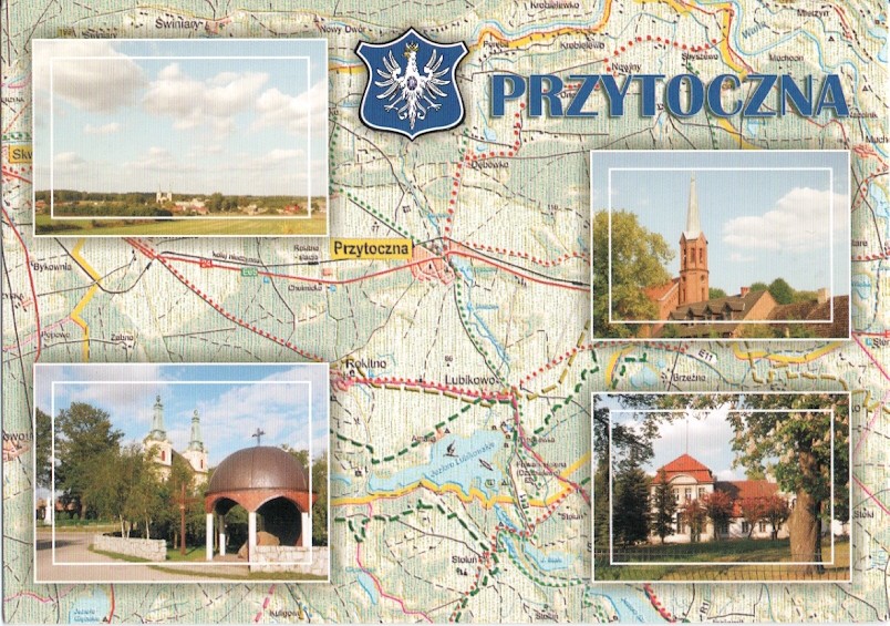 PRZYTOCZNA - KOŚCIÓŁ + MAPA i HERB - 2015R
