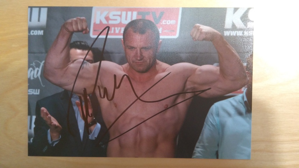 MARIUSZ PUDZIANOWSKI ORYGINALNY AUTOGRAF! KSW!