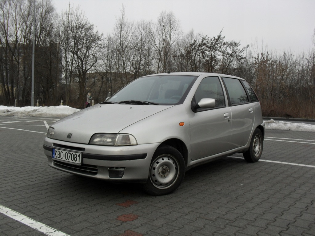 Fiat Punto I ELX srebny Klima diesel 1.7 Bochnia