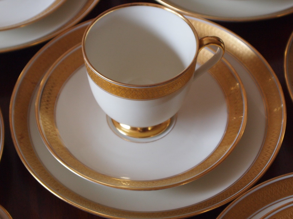 Filiżanka,podstawek,talerz Furstenberg porcelana