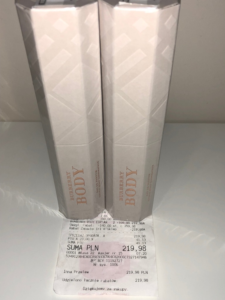 Burberry 75 hotsell ml rossmann