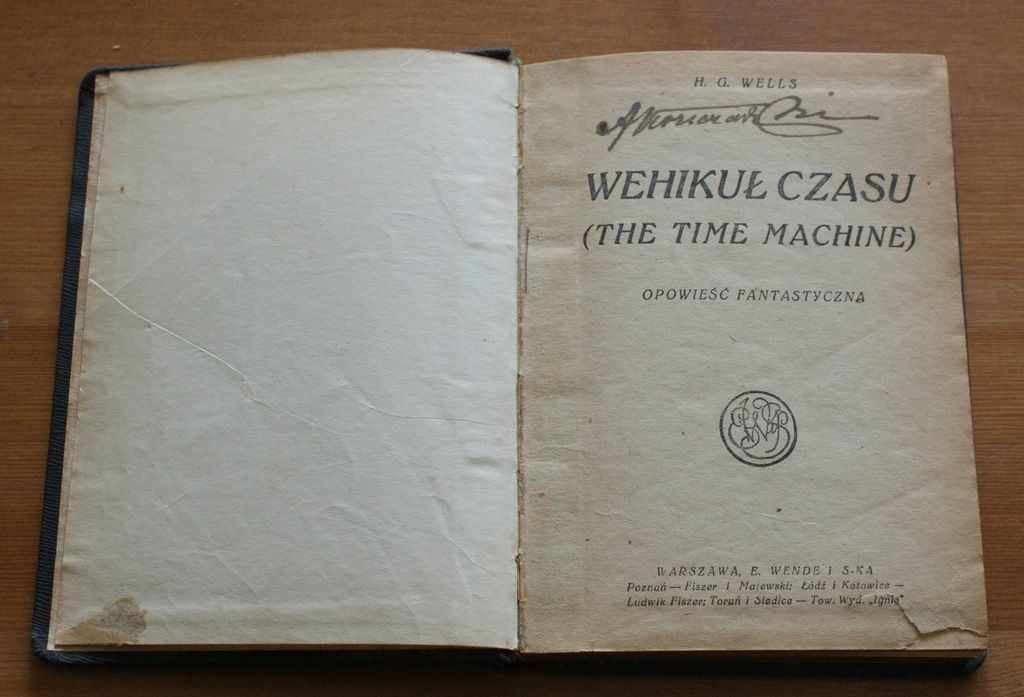 H.G. WELLS - WEHIKUŁ CZASU (The Time Machine) 1925