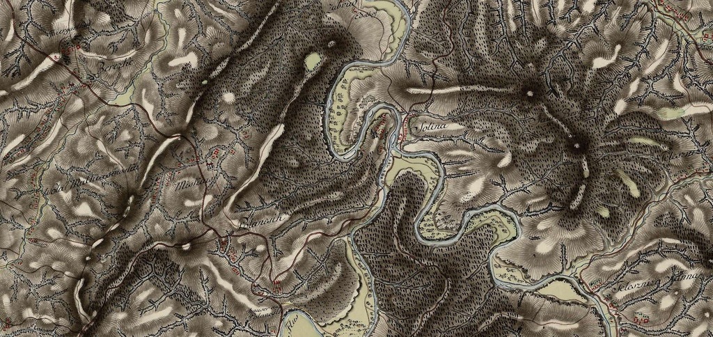 Galicja d. Mapa Bieszczady Solina Hoczew Polańczyk