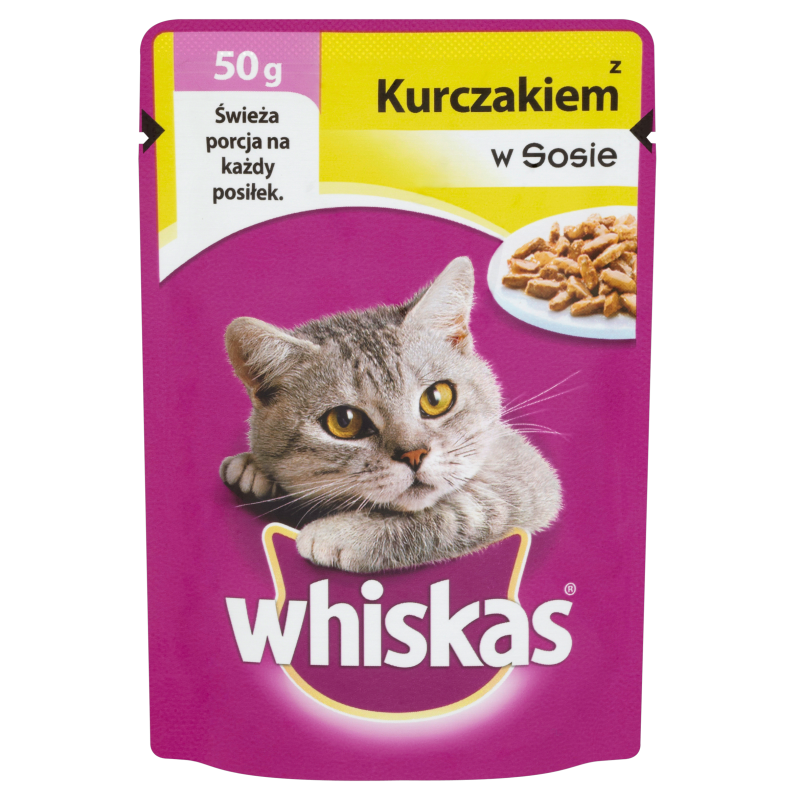 WHISKAS Mini Kurczak - saszetka 22x50g