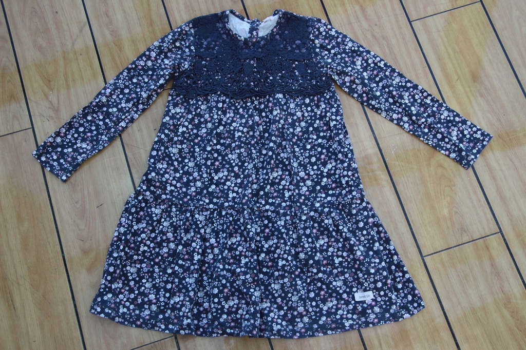 KappAhl NEWBIE sukienka KWIATY super 116