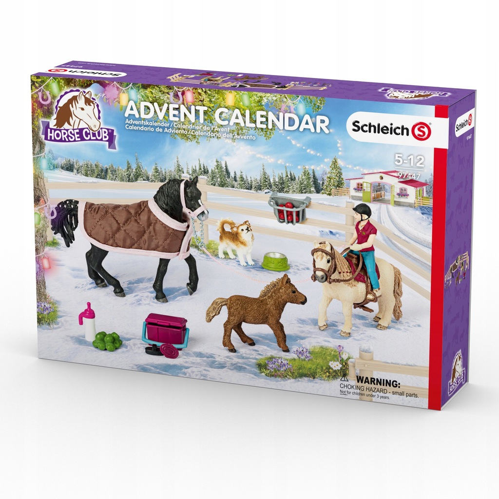 SCHLEICH 97447 kalendarz adwentowy konie stajnia 7617028940