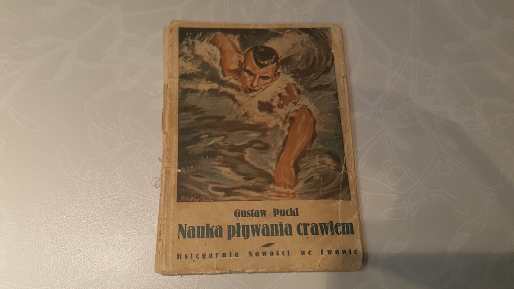Nauka pływania crawlem - Gustaw Pucki 1934r
