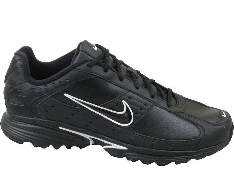 NIKE DART CZARNE BUTY MĘSKIE DO BIEGANIA SKÓRZANE