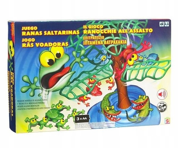 Mattel M5754 Gra Skaczące żabki