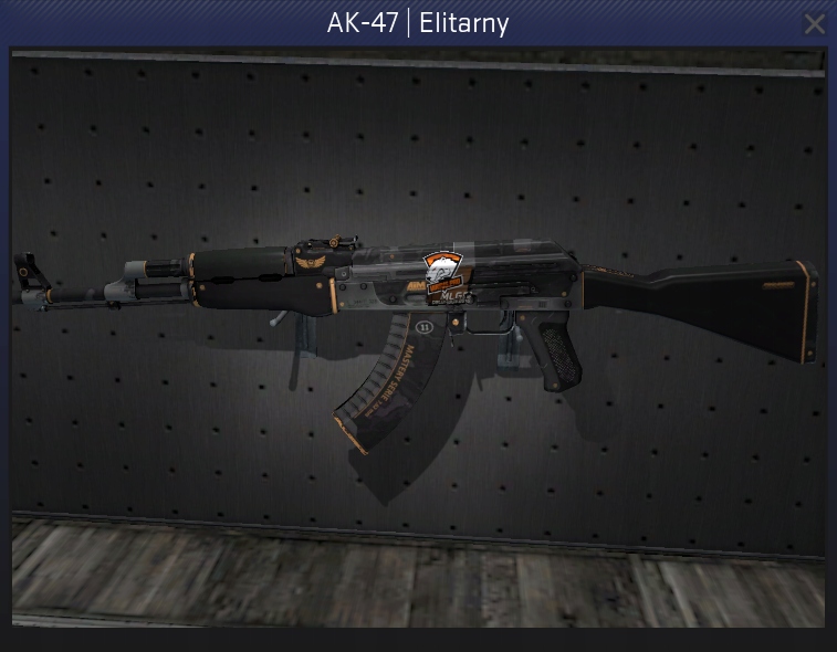 AK-47 ELITARNY ELITE BUILD VIRTUS CS GO skin PROMO
