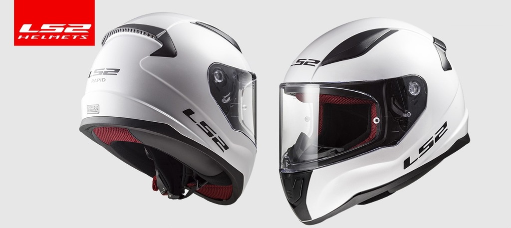 LS2 FF353 RAPID SOLID WHITE KASK MOTOCYKLOWY M - 7200556387 - oficjalne ...