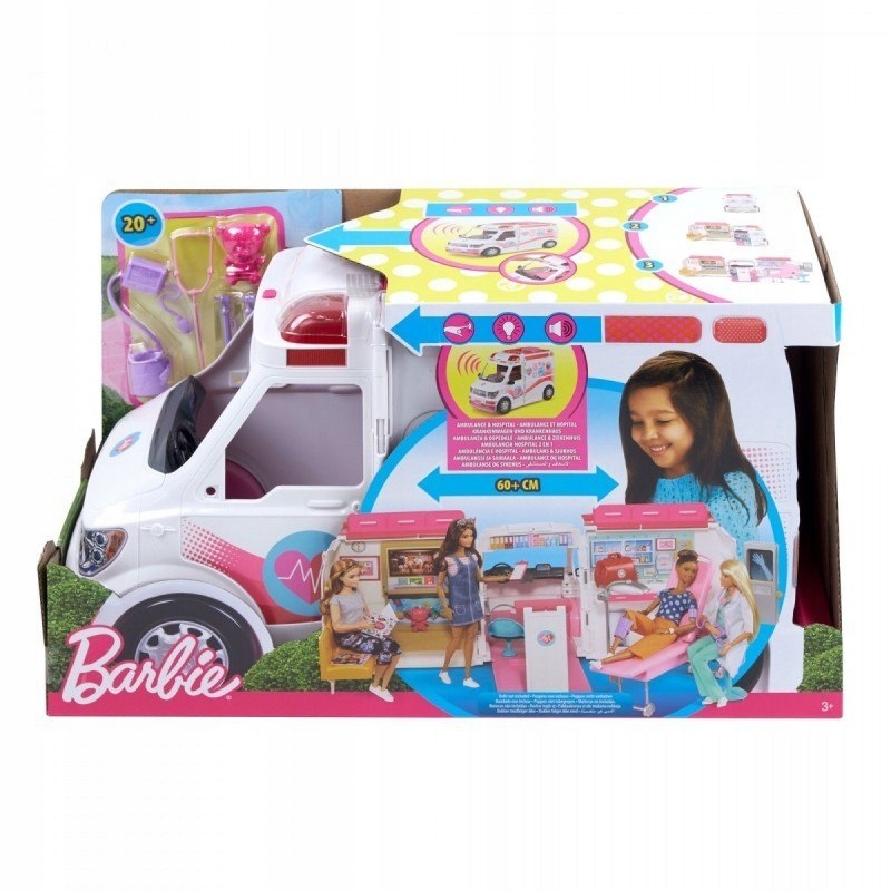 AKCESORIA BARBIE MOBILNA KLINIKA MATTEL