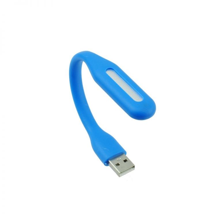 Lampka LED do laptopa USB MOCNA niebieska