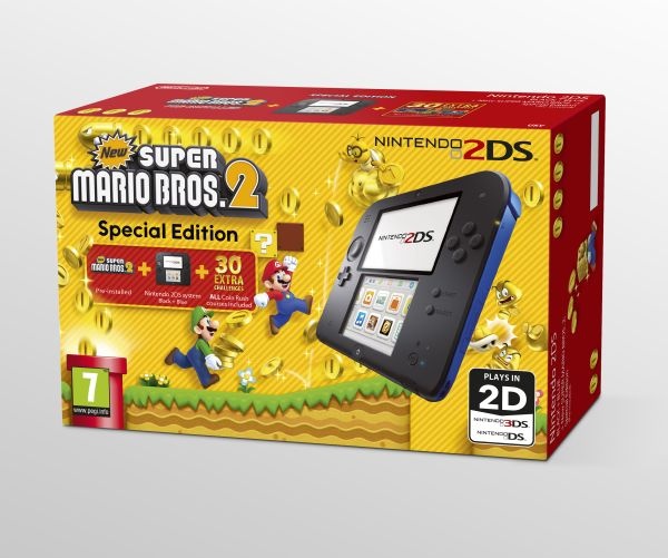Konsola Nintendo 2DS + Super Mario Bros 2 + Zelda