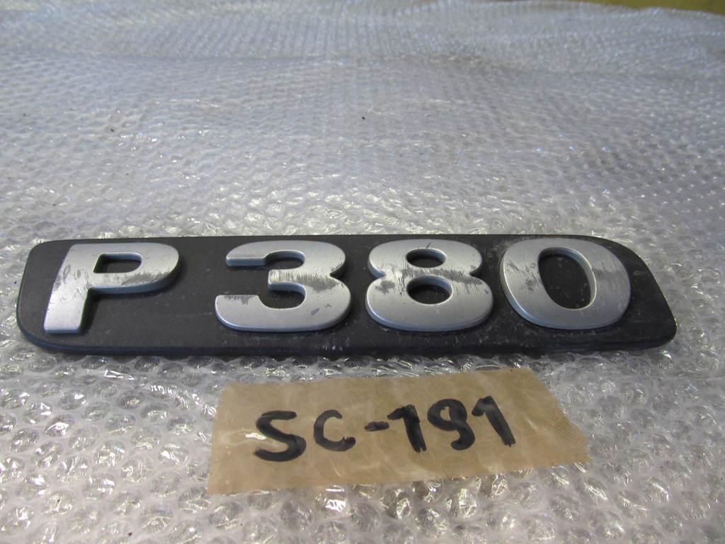 oznaczenie modelu maska znaczek Scania P 380