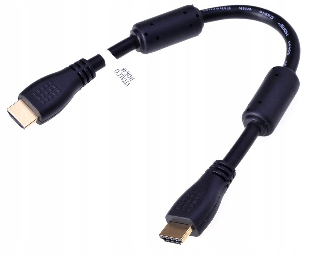 Kabel HDMI/HDMI 5m V1,4 ethernet czarne FILTRY