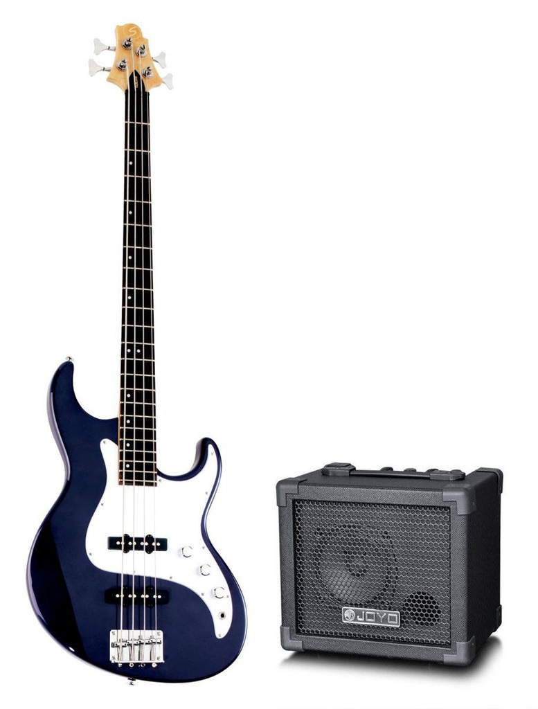 Samick FN 1 BK - gitara basowa + piecyk