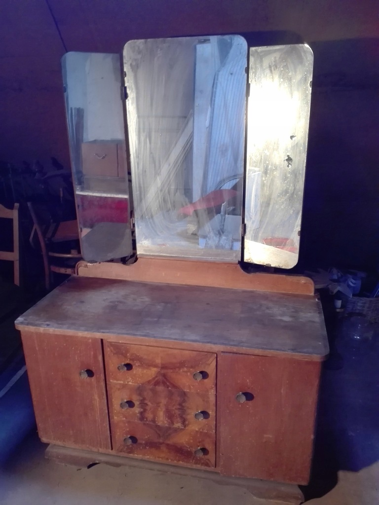 Toaletka komoda lustro antyk retro zabytkowe